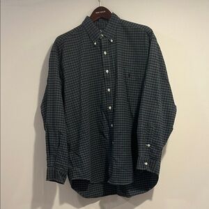 Ralph Lauren Men's Navy Checkered Shirt